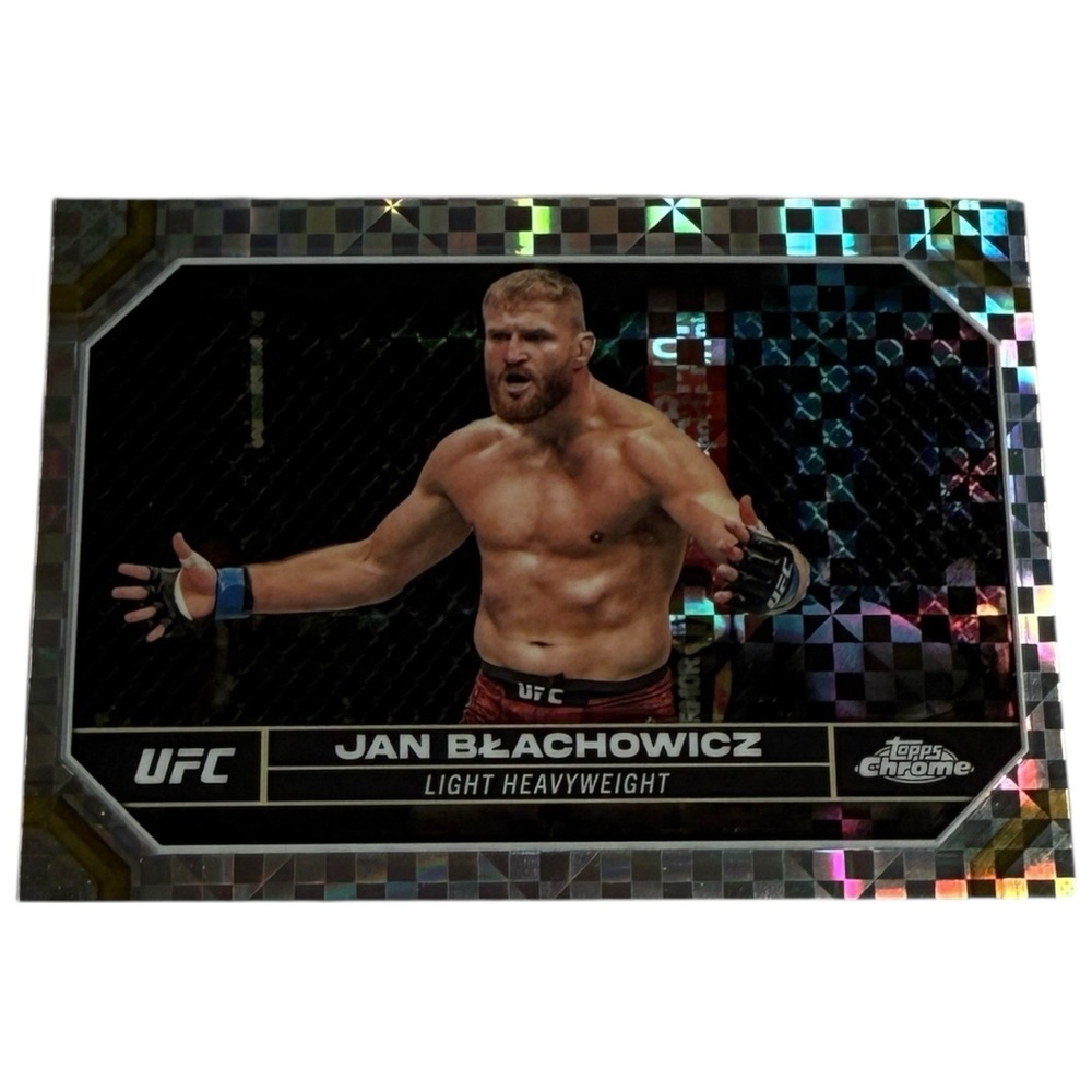 2024 Topps‎ Chrome UFC Xfractor - #91 Jan Blachowicz